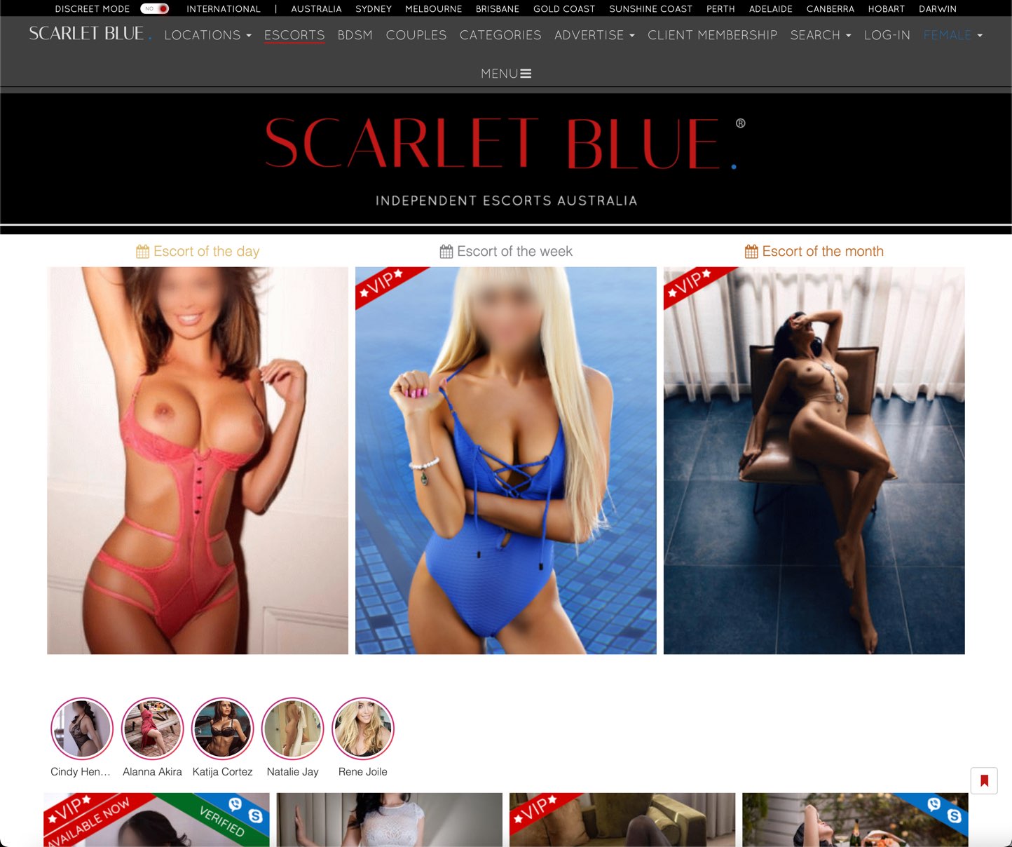 ScarletBlue & Escort Sites Like ScarletBlue.com - CamPlayer